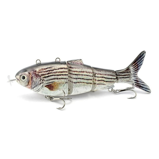 Fishing Lures Robotic Swimming-Auto Electric Lure Bait Wobblers For 4-Segment